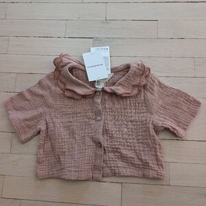 H&M Organic Pink Girls Top
